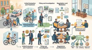 
How Are Legal Settlements Structured After a Bicycle Accident?